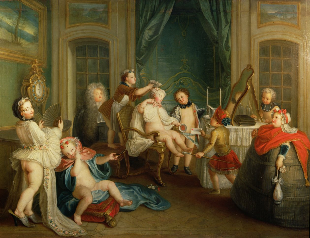 Intérieur de boudoir - Carle van Loo