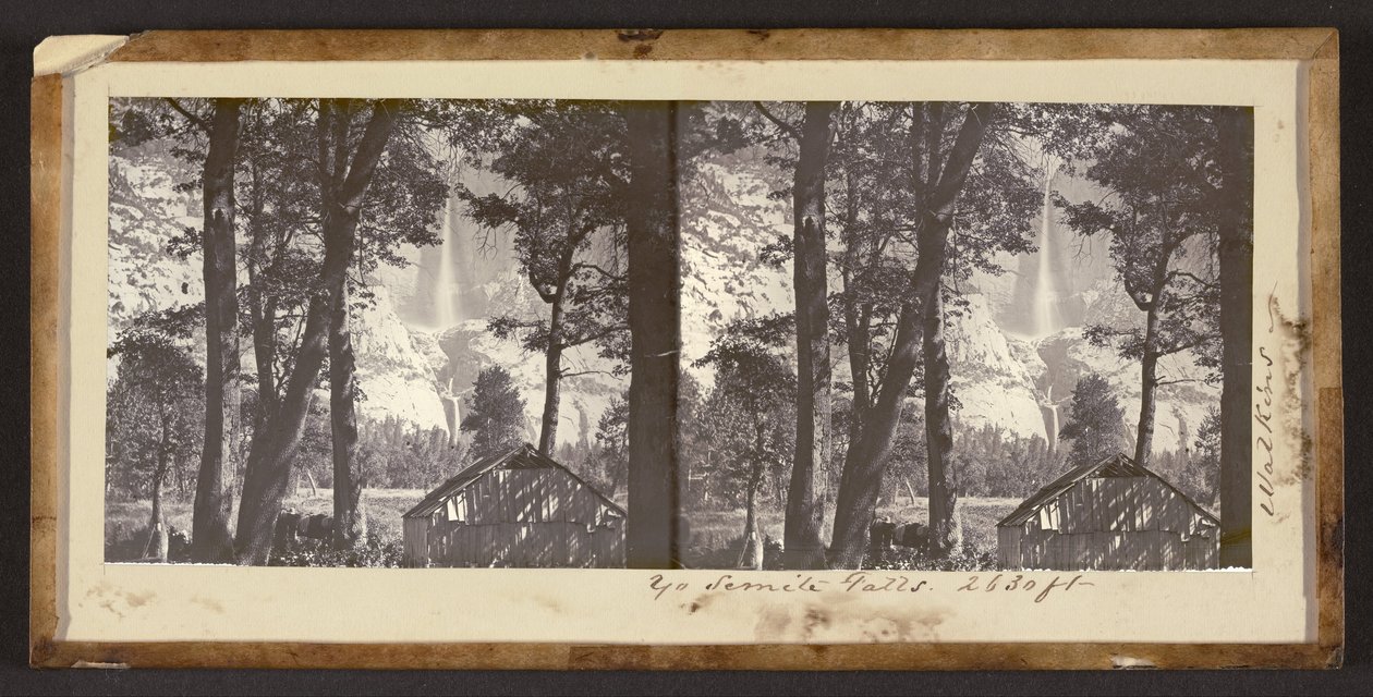 Chutes de Yosemite. 2630 pieds. - Carleton E. Watkins