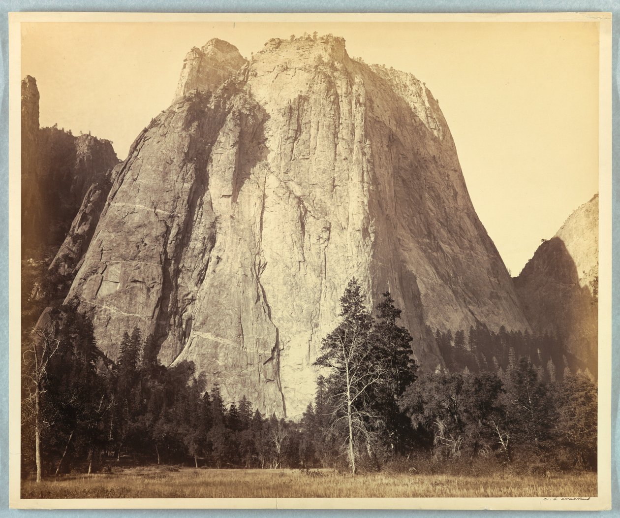 Rocher de la Cathédrale, Yosemite - Carleton E. Watkins