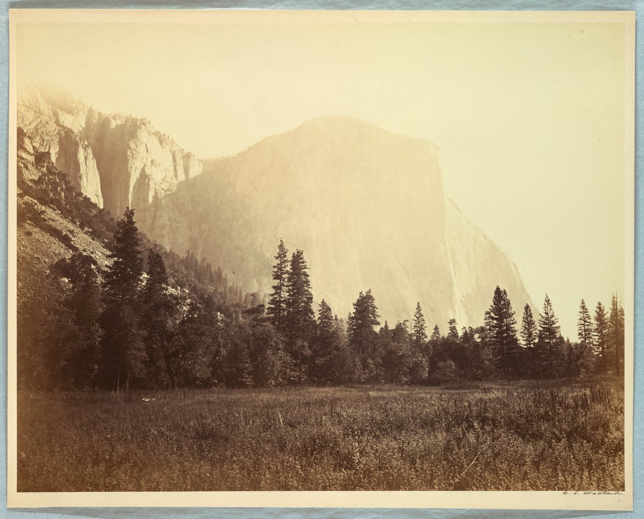 El Capitan, Yosemite - Carleton E. Watkins