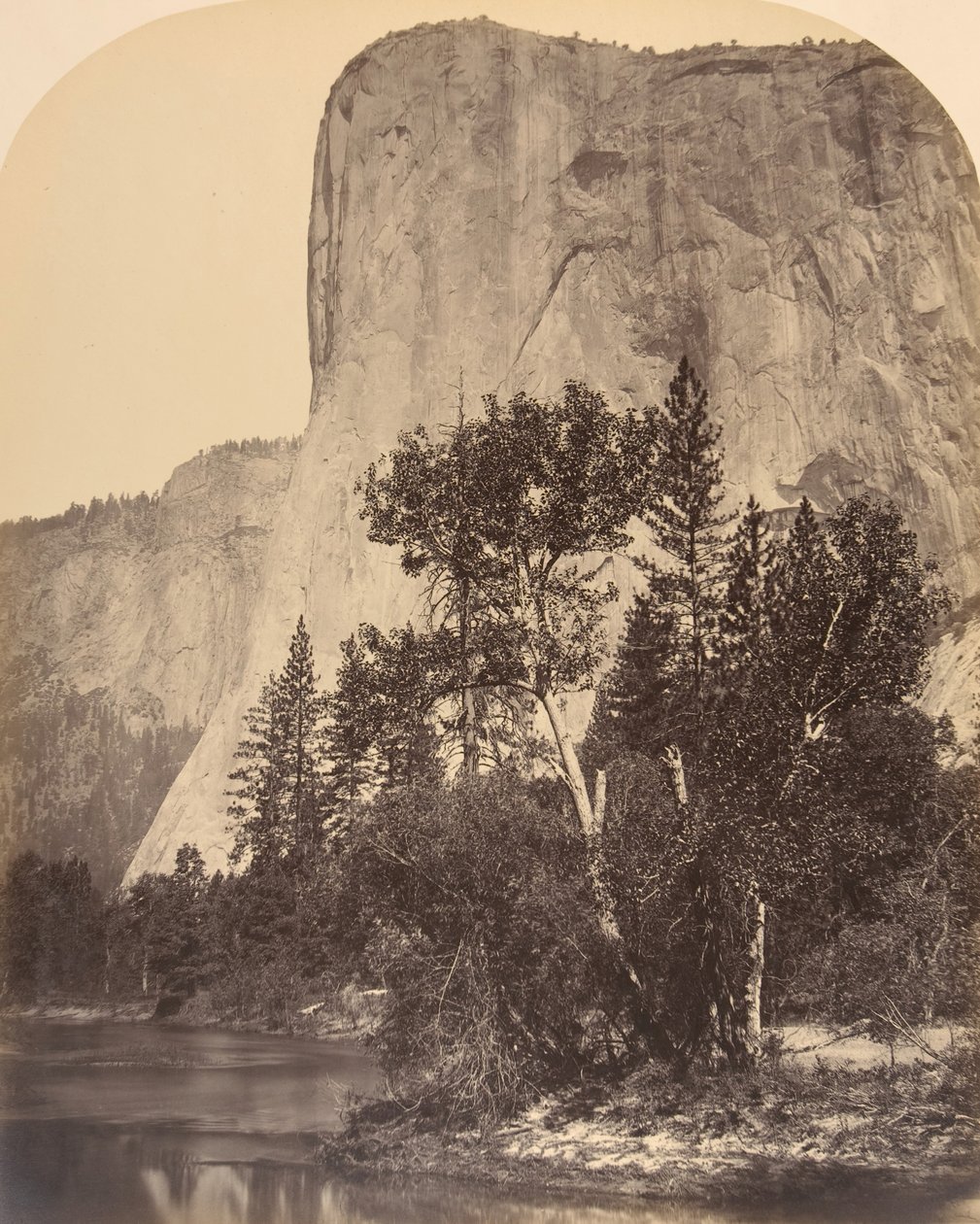 Tutucanula, El Capitan, 1861 - Carleton Emmons Watkins