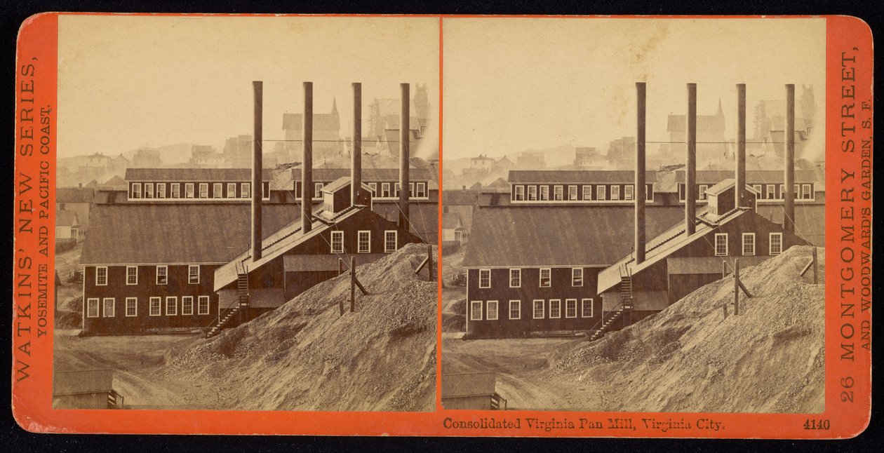 Moulin Pan Consolidated Virginia, Virginia City - Carleton Watkins