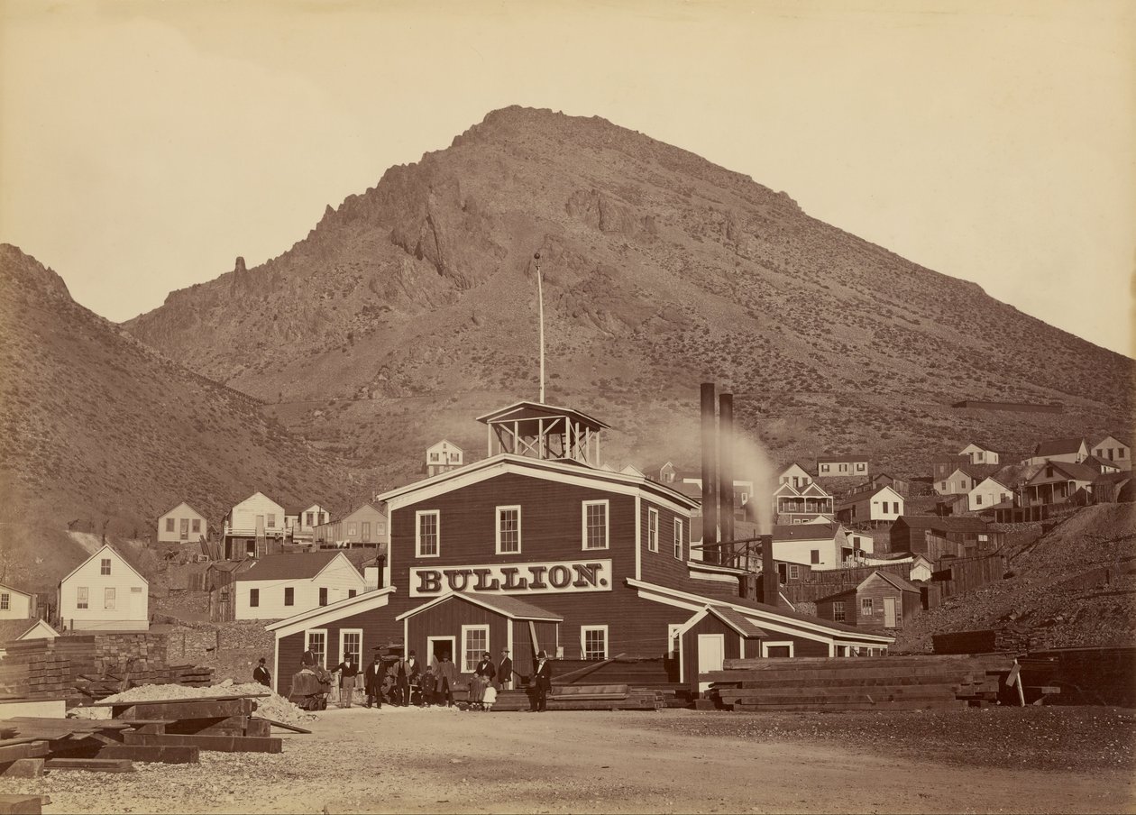 La mine de Bullion, Virginia City, Nevada - Carleton Watkins