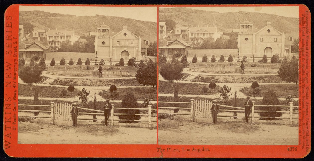 La Plaza, Los Angeles - Carleton Watkins
