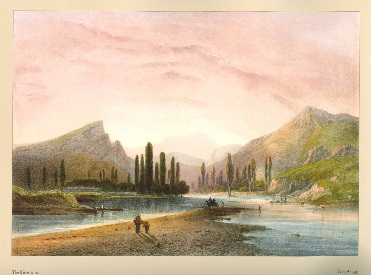 Carlo Bossoli. Rivière Alma - Carlo Bossoli