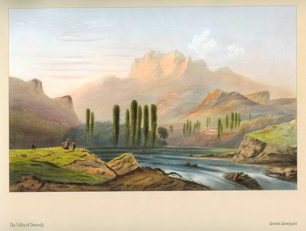 Carlo Bossoli. Vallée de Demerdzhi - Carlo Bossoli