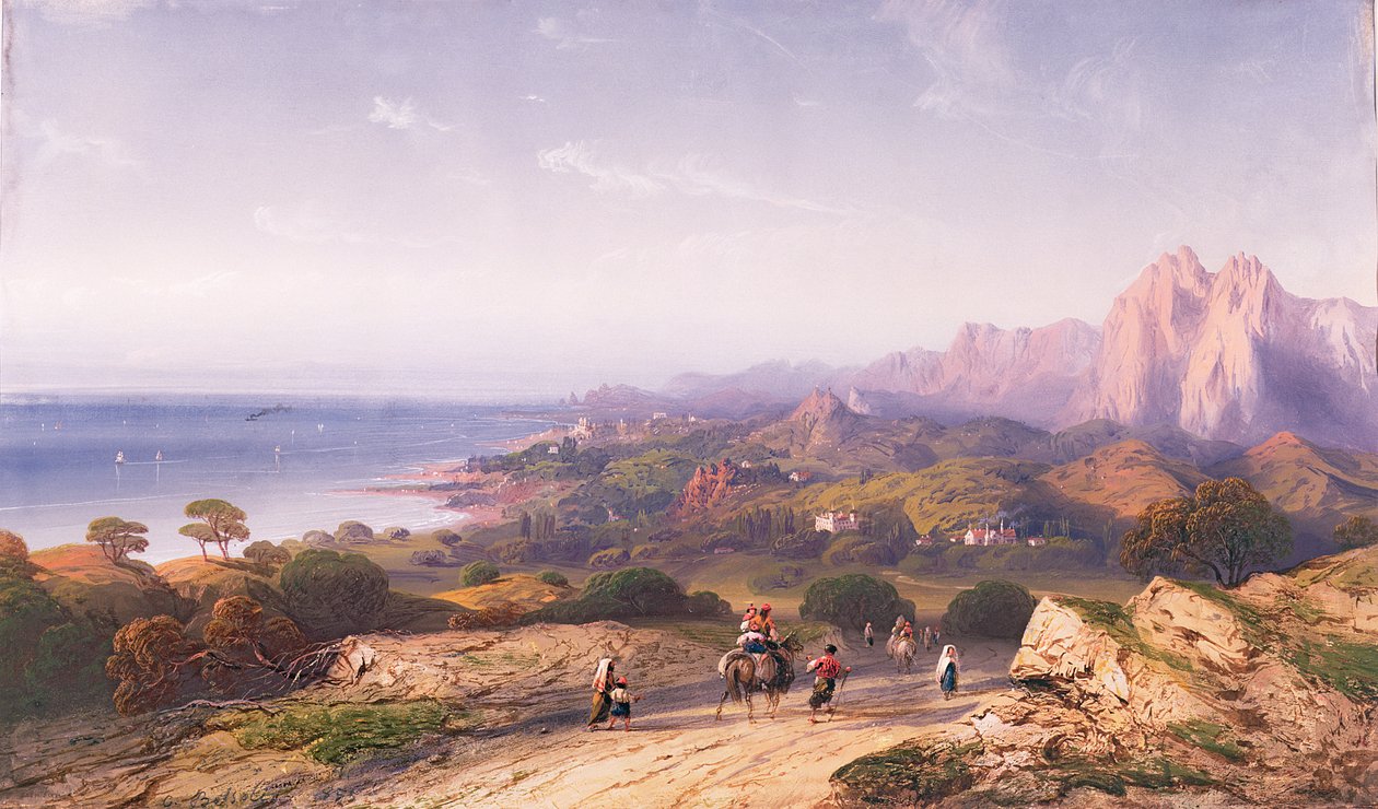 Côte sud près du Cap S. Teodoro - Carlo Bossoli