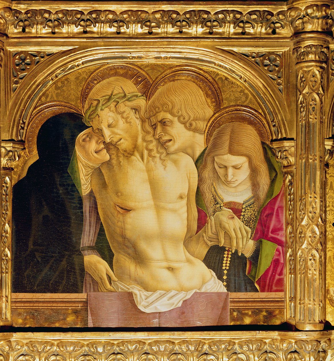 Retable de Saint Emidio (détail) - Carlo Crivelli