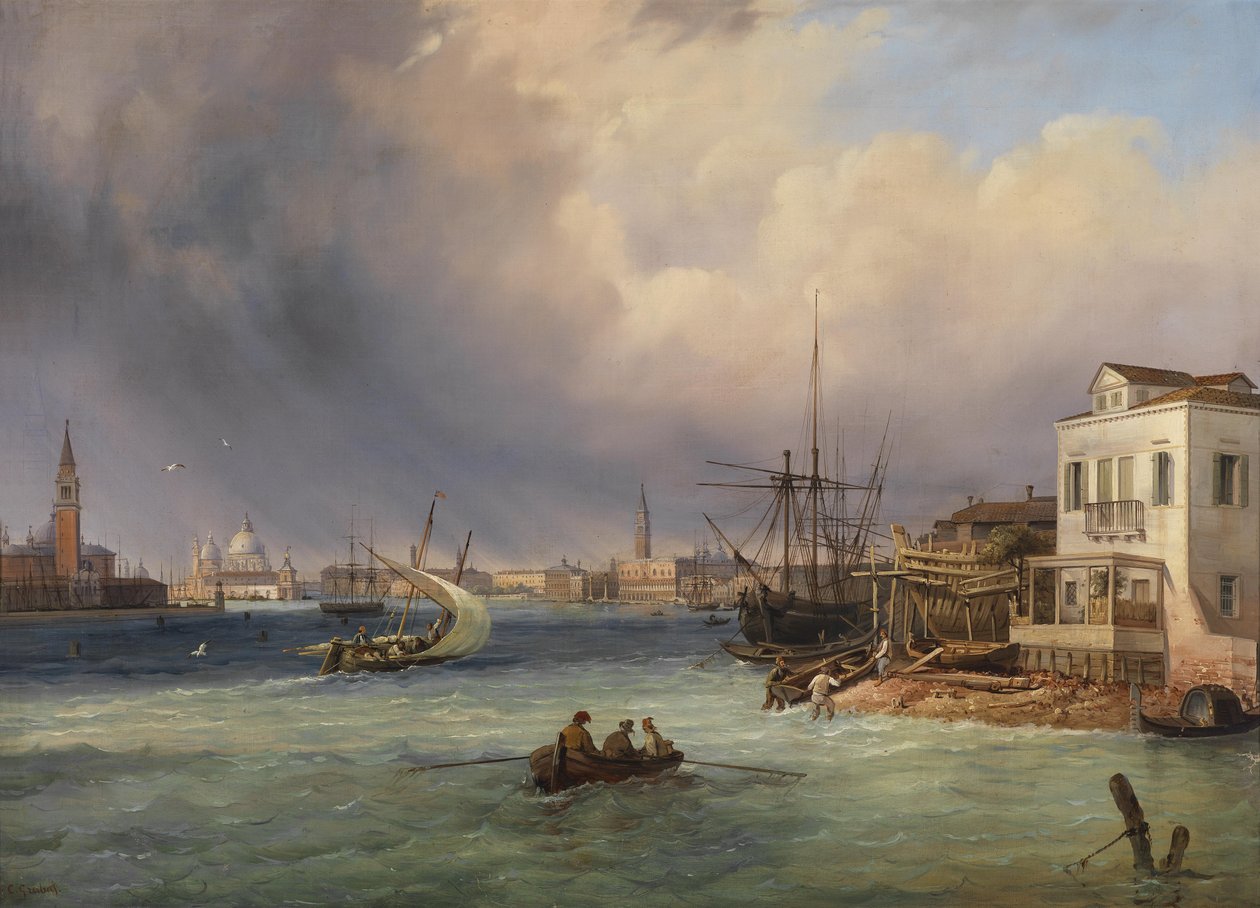Vue de Venise par temps d
