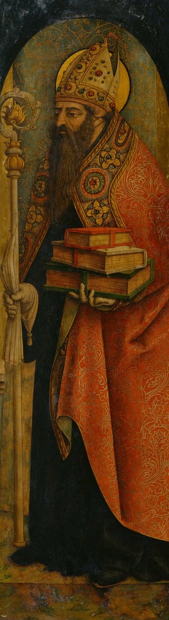 Saint Augustin, années 1480 - Carlo Crivelli