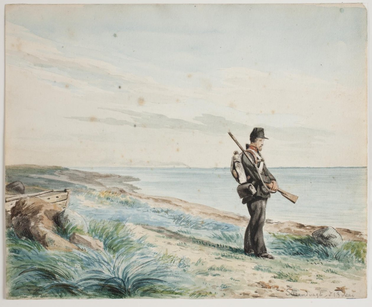 La garde de la plage - Carlo Dalgas