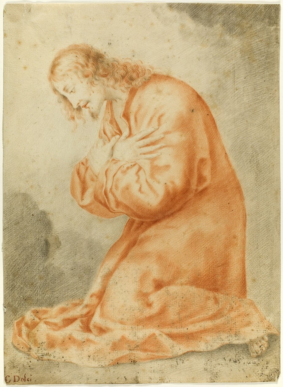 Le Christ à genoux - Carlo Dolci