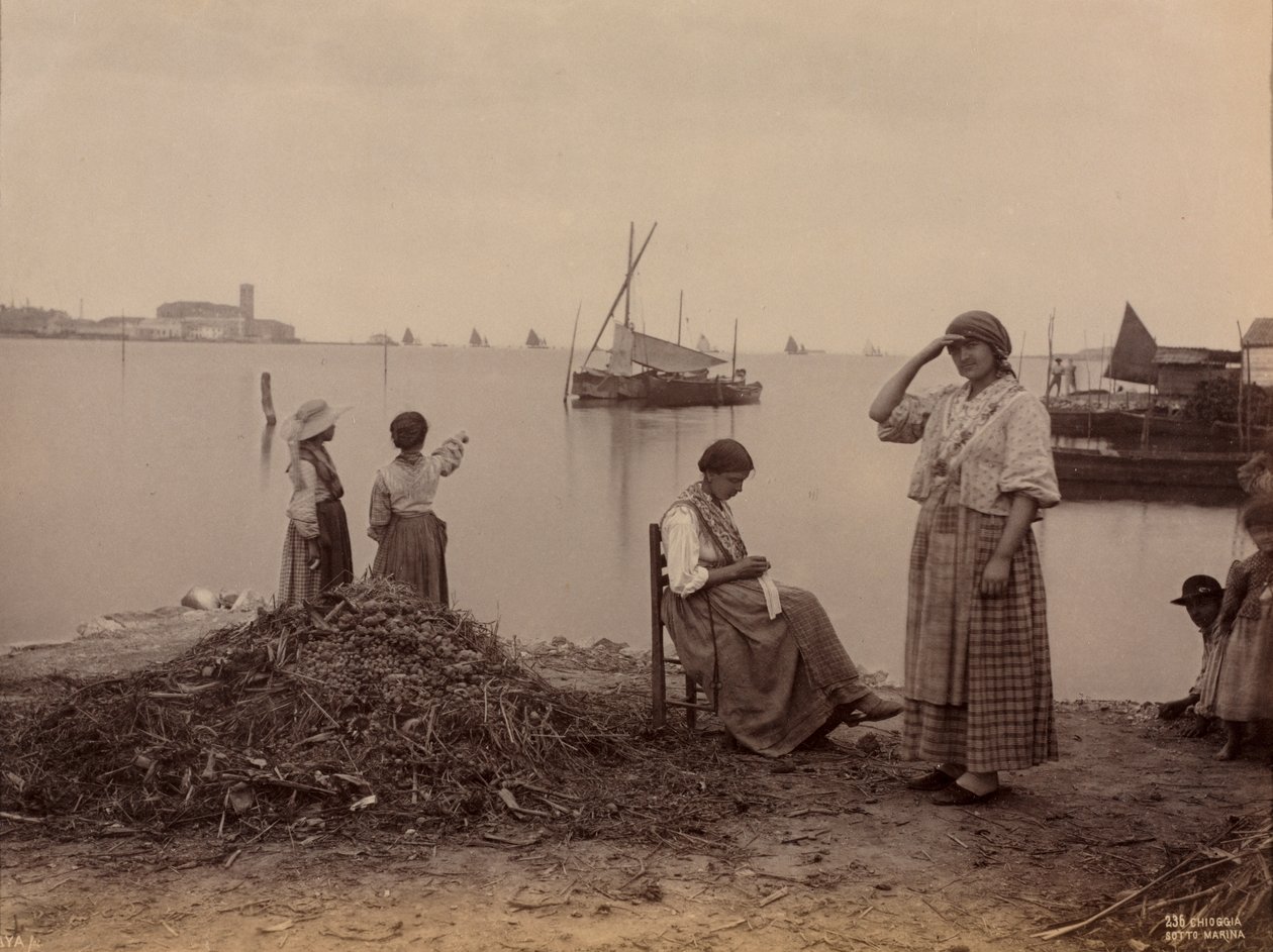Chioggia, sous la marina - Carlo Naya