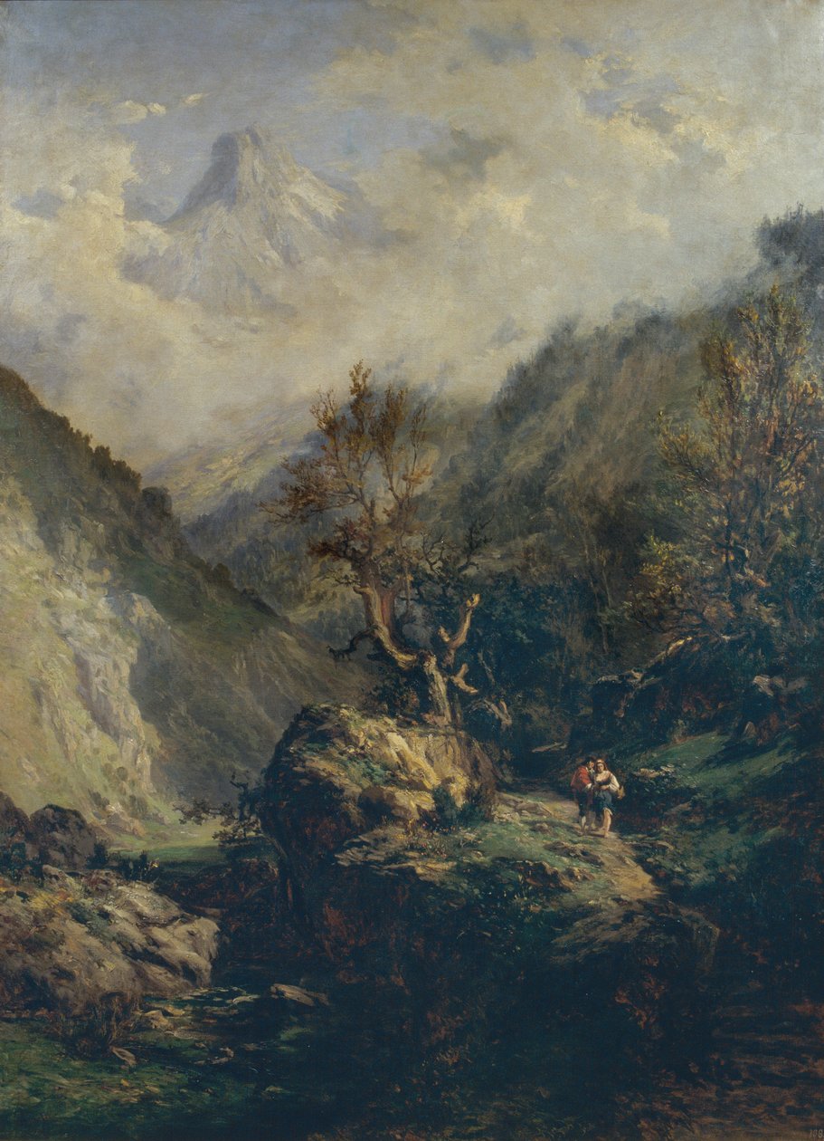Montagnes en Asturies - Carlos de Haes