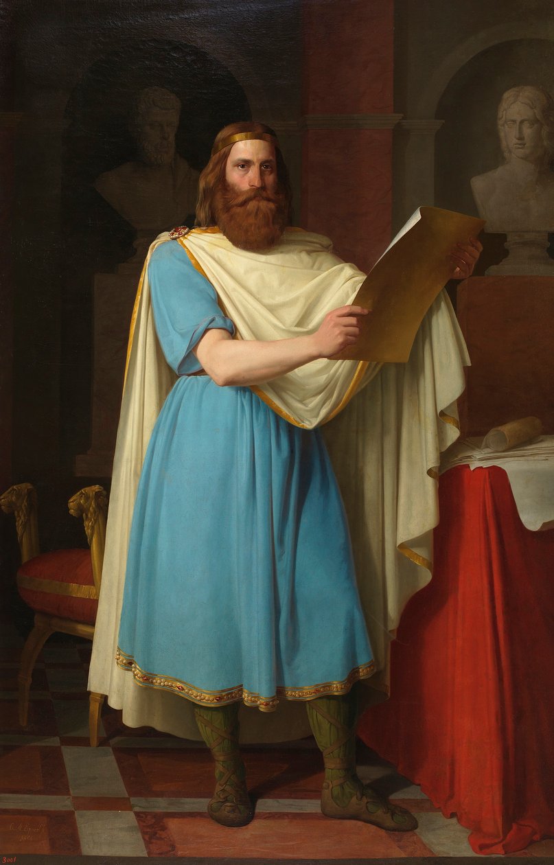 Alaric II, roi des Wisigoths - Carlos Maria Esquivel