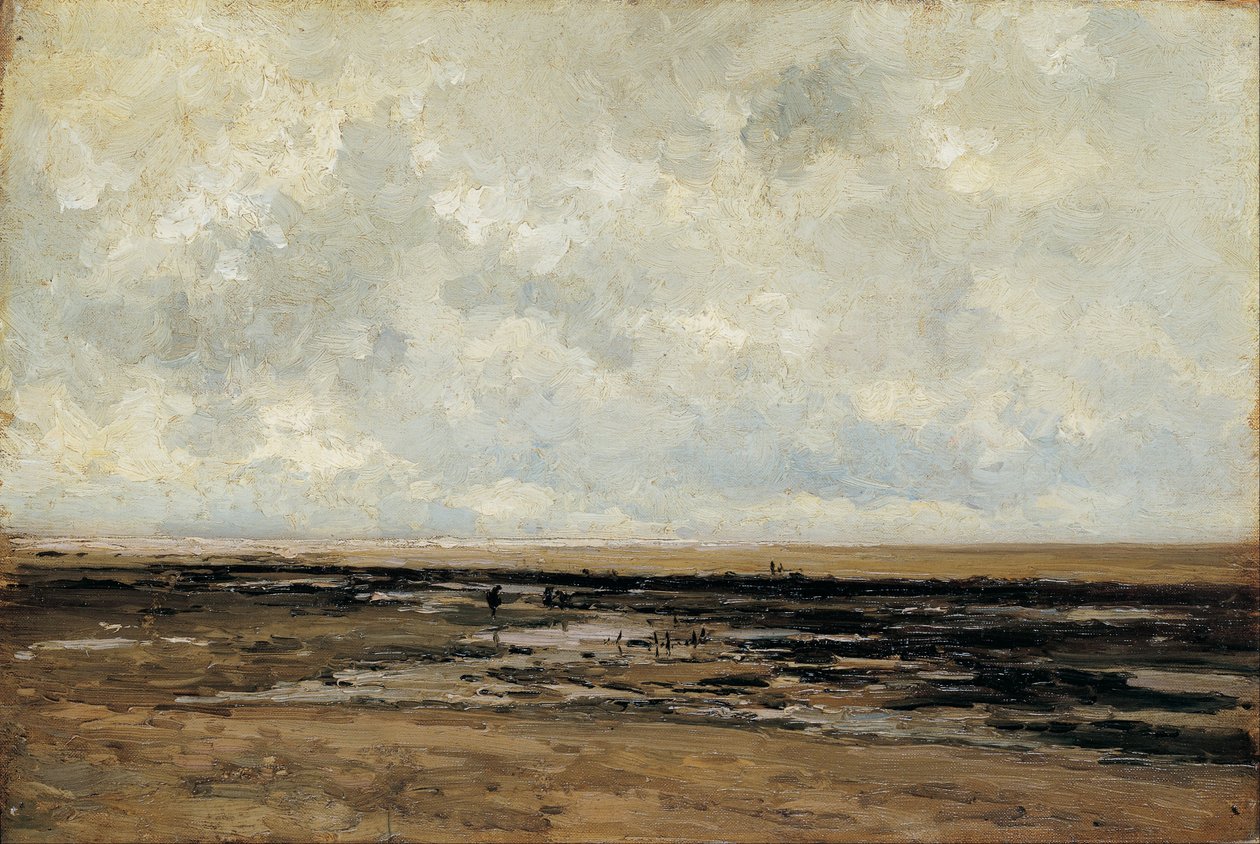 Plage de Villerville. La Normandie - Carlos de Haes