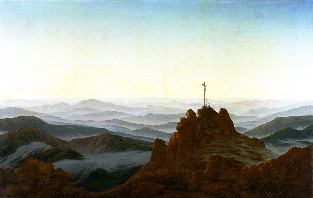 Matin dans les monts des Géants - Caspar David Friedrich