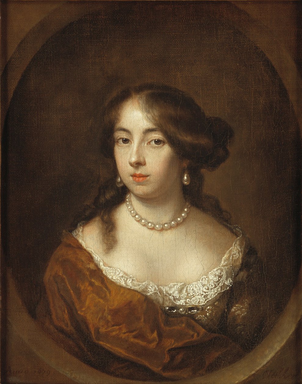 Portrait de Cecilia de jonge van Ellemeet - Caspar Netscher