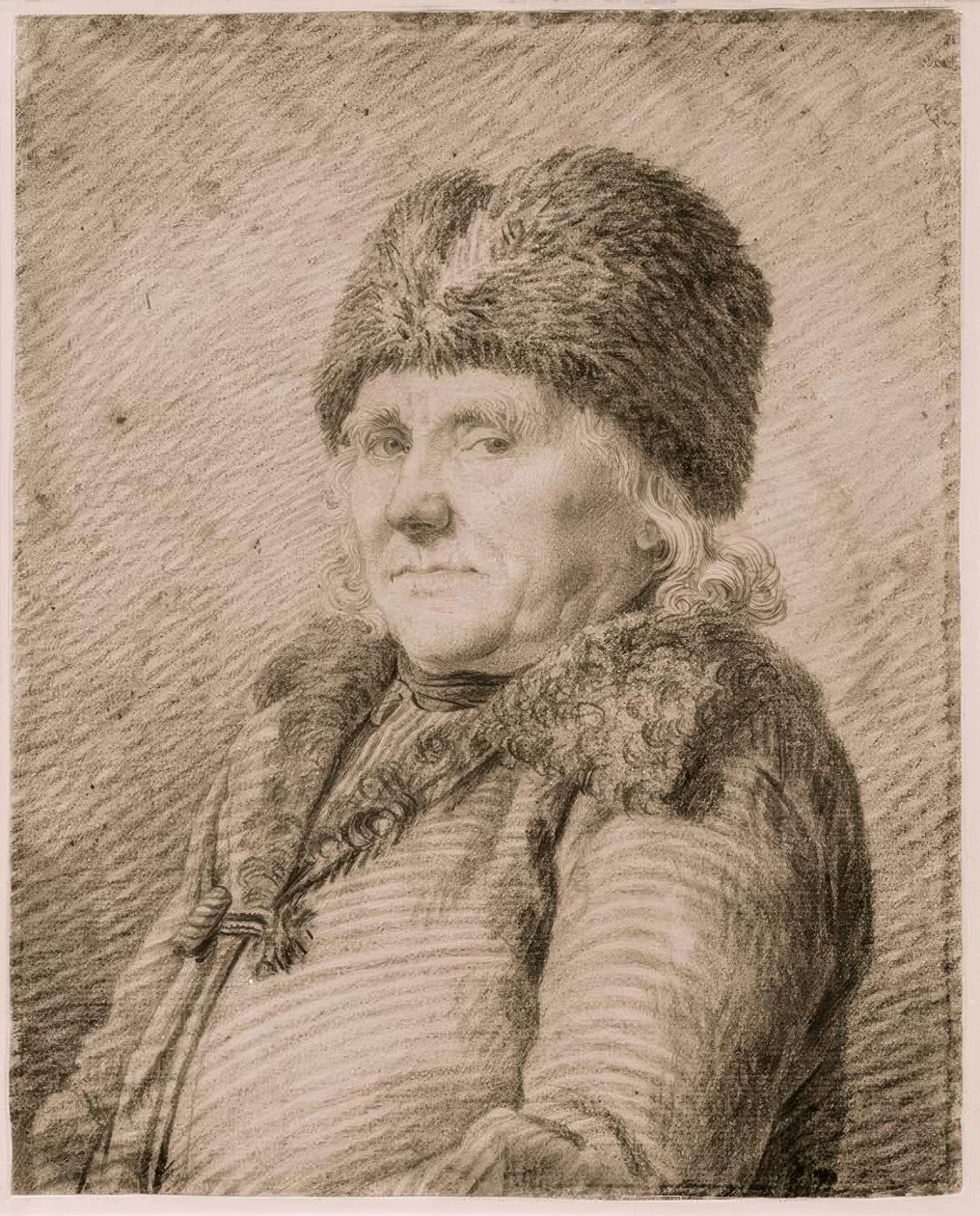 Portrait du père Adolph Gottlieb Friedrich - Caspar David Friedrich