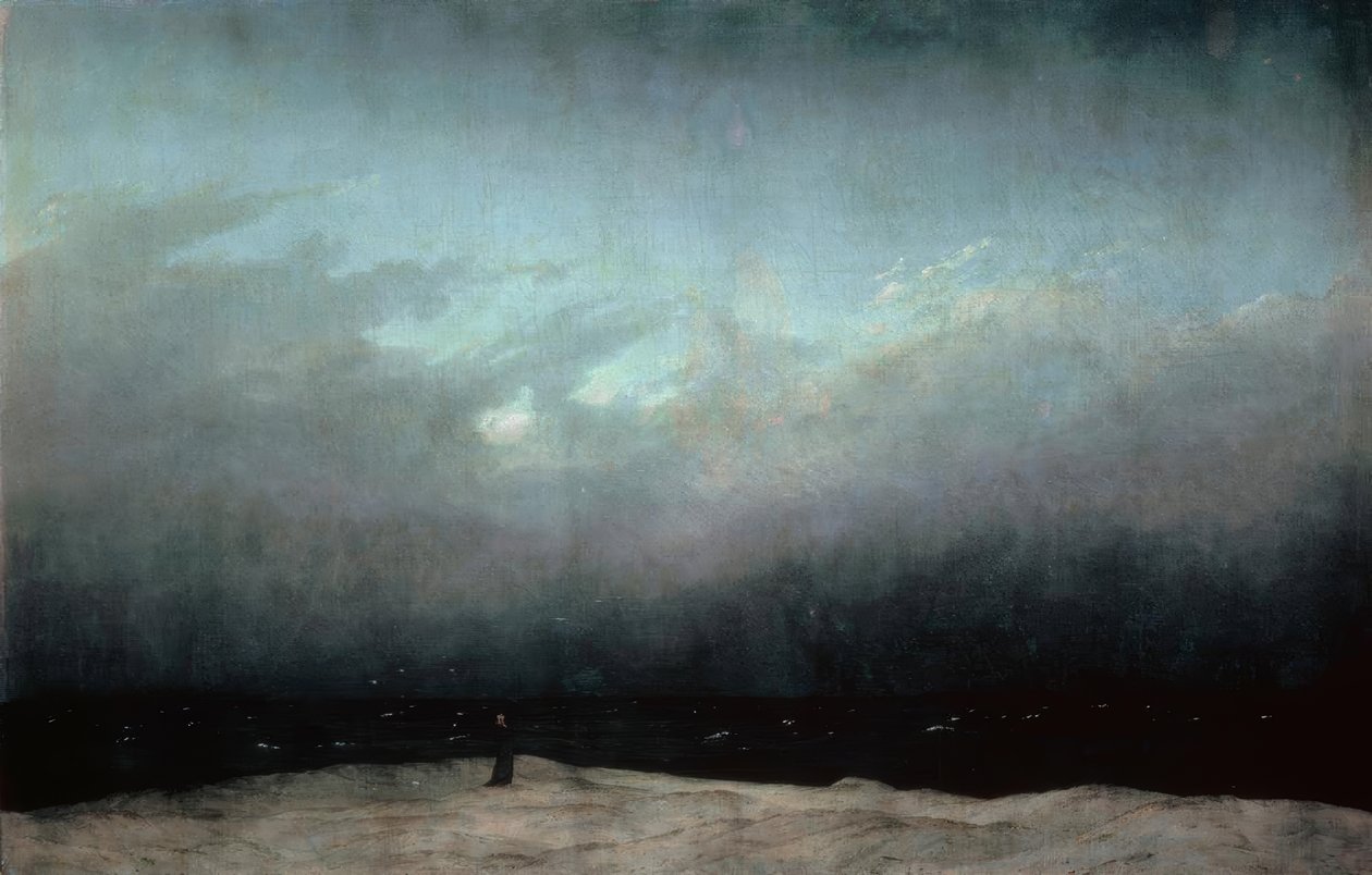 Le Moine au bord de la mer - Caspar David Friedrich