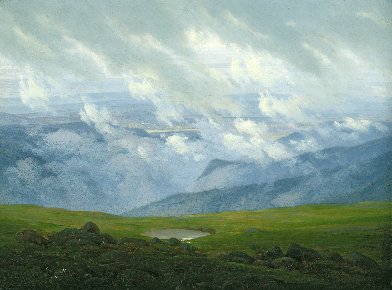 Nuages dérivants - Caspar David Friedrich