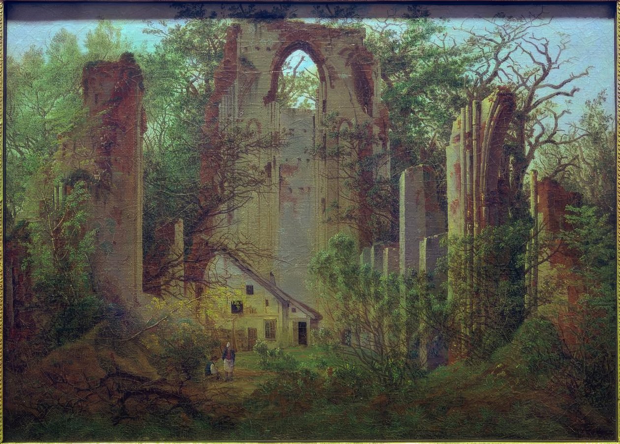 Ruines du monastère Eldena près de Greifswald - Caspar David Friedrich