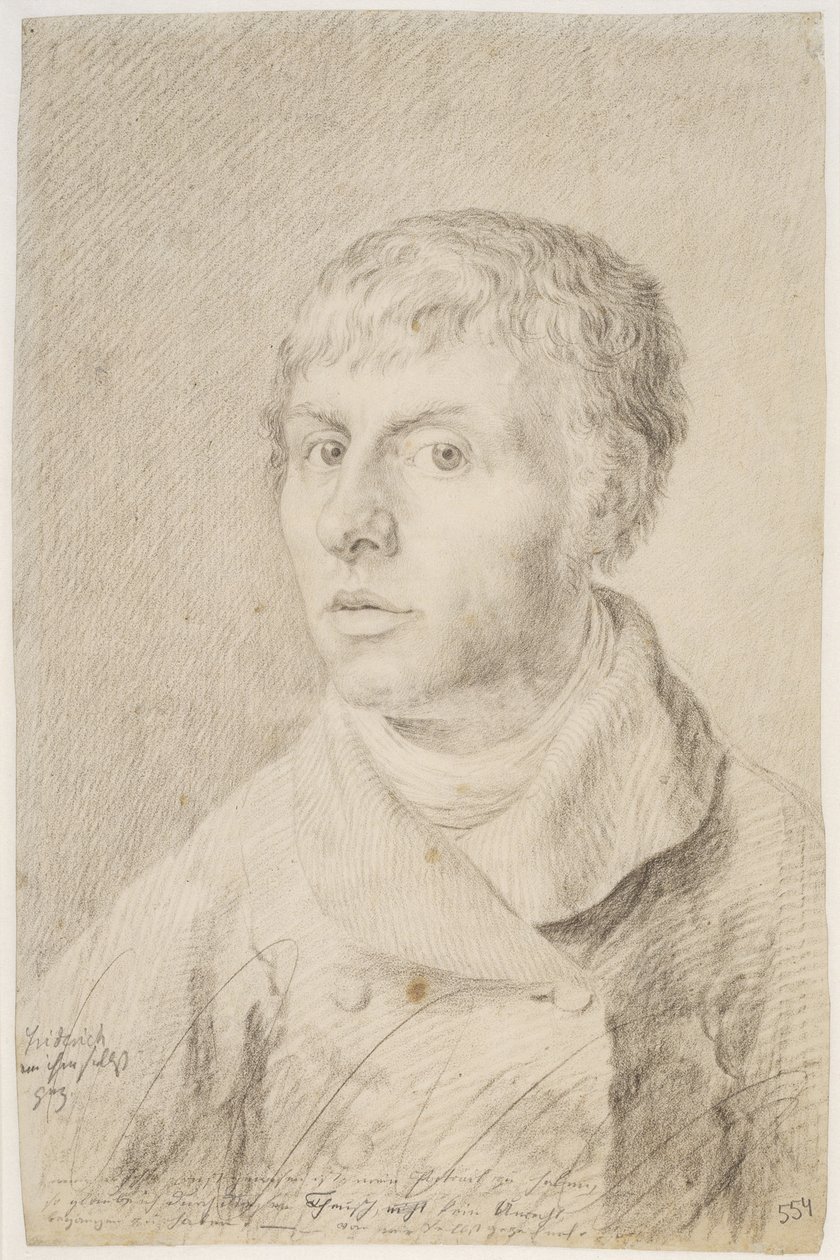 Autoportrait, 1800 - Caspar David Friedrich
