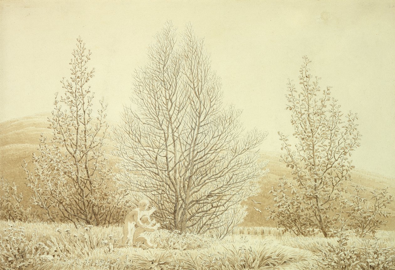 Printemps - Caspar David Friedrich