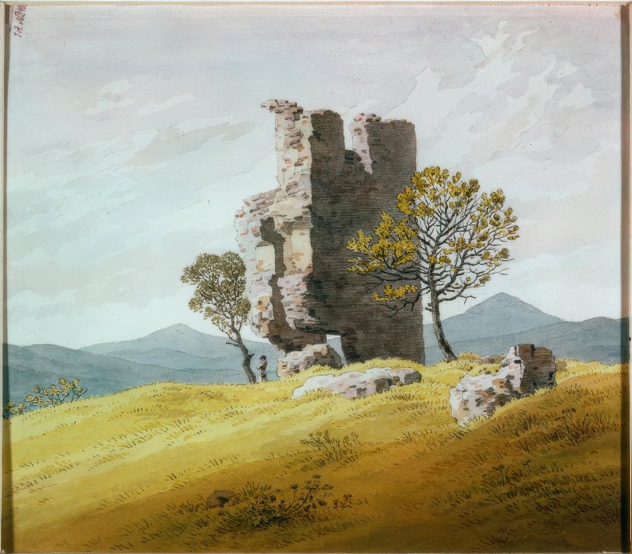 Ruine de tour - Caspar David Friedrich