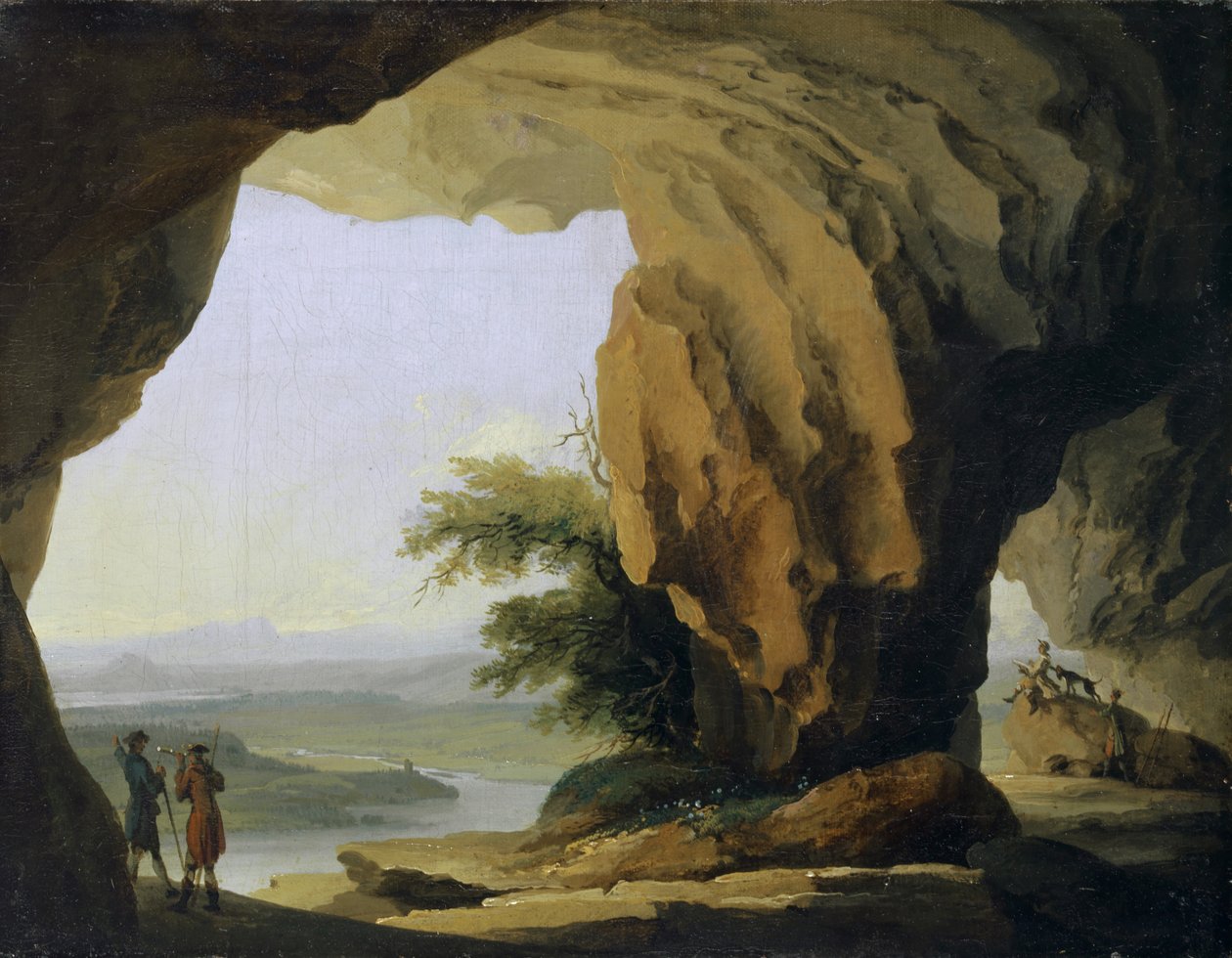Paysage avec la grotte de Beatus, vers 1774-77 - Caspar Wolf