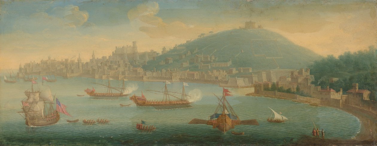 Vue de Naples - Caspar van Wittel (circle of)
