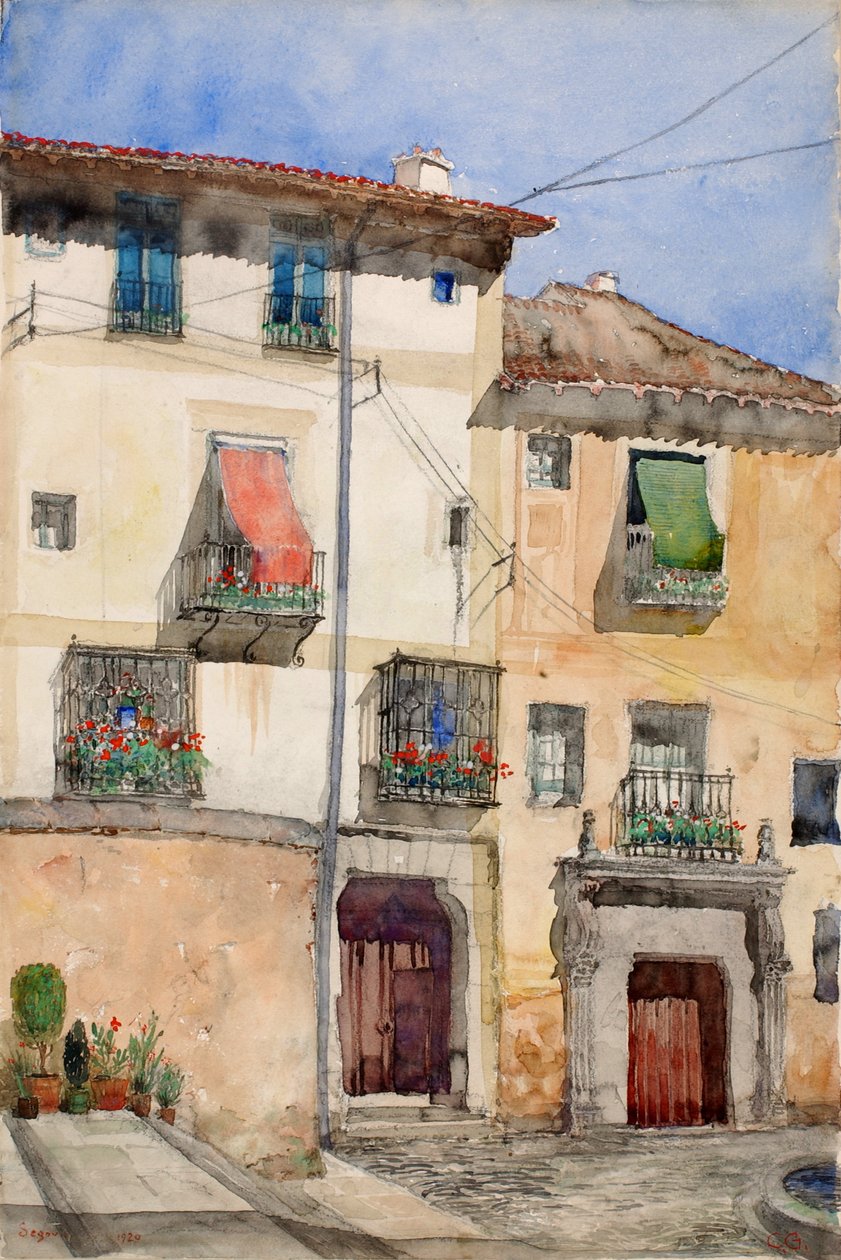 Vieille maison à Ségovie, Espagne, 1920 - Cass Gilbert
