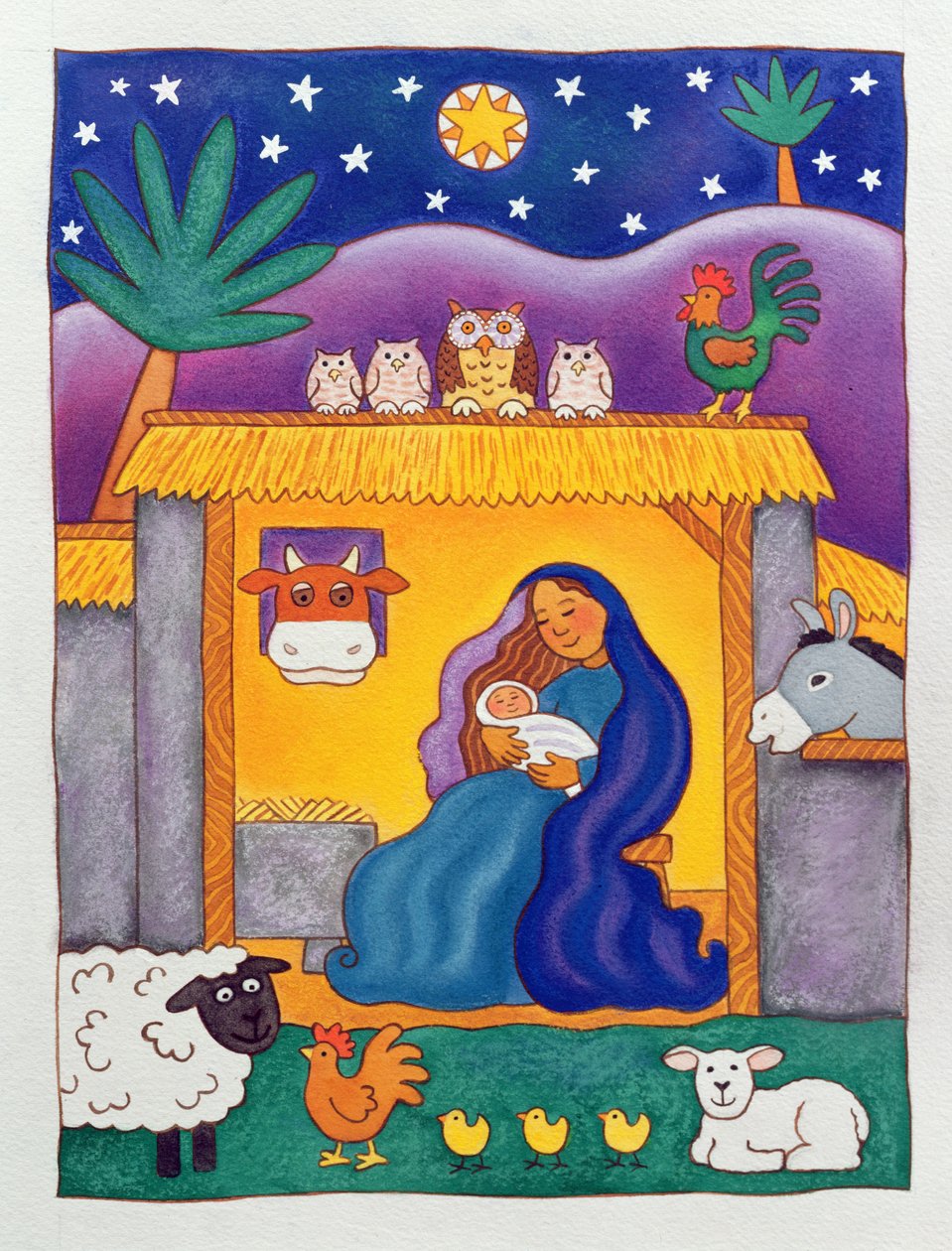 Une crèche de ferme, 1996 - Cathy Baxter