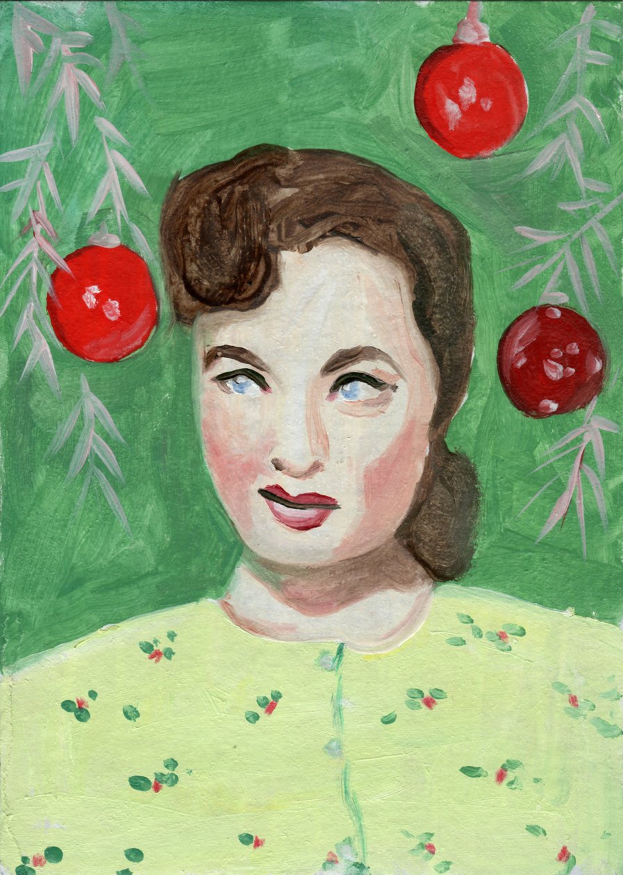 Ann 3, 2023 (huile sur papier) - Cathy Lomax