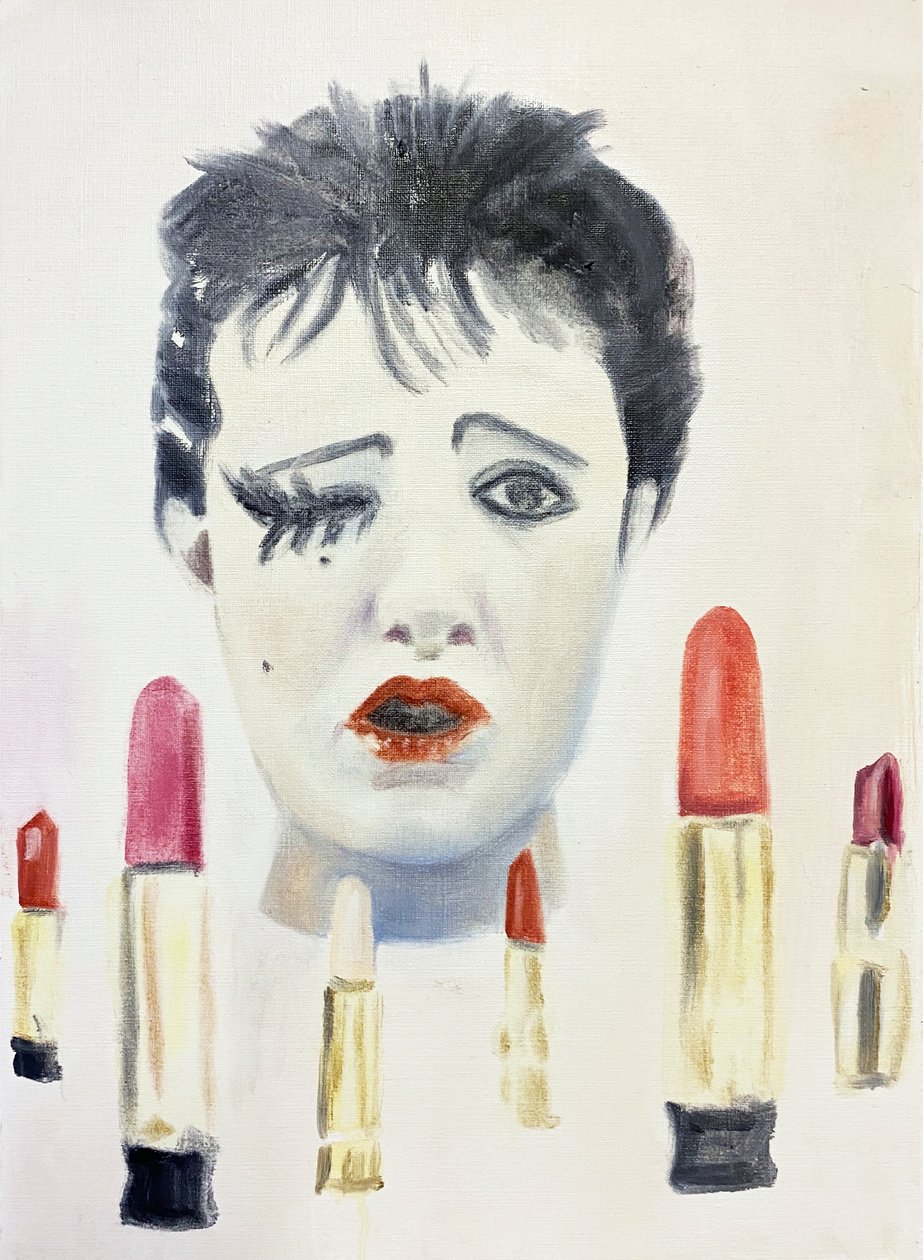 Bit Sweet, 2023 (huile sur papier - Cathy Lomax