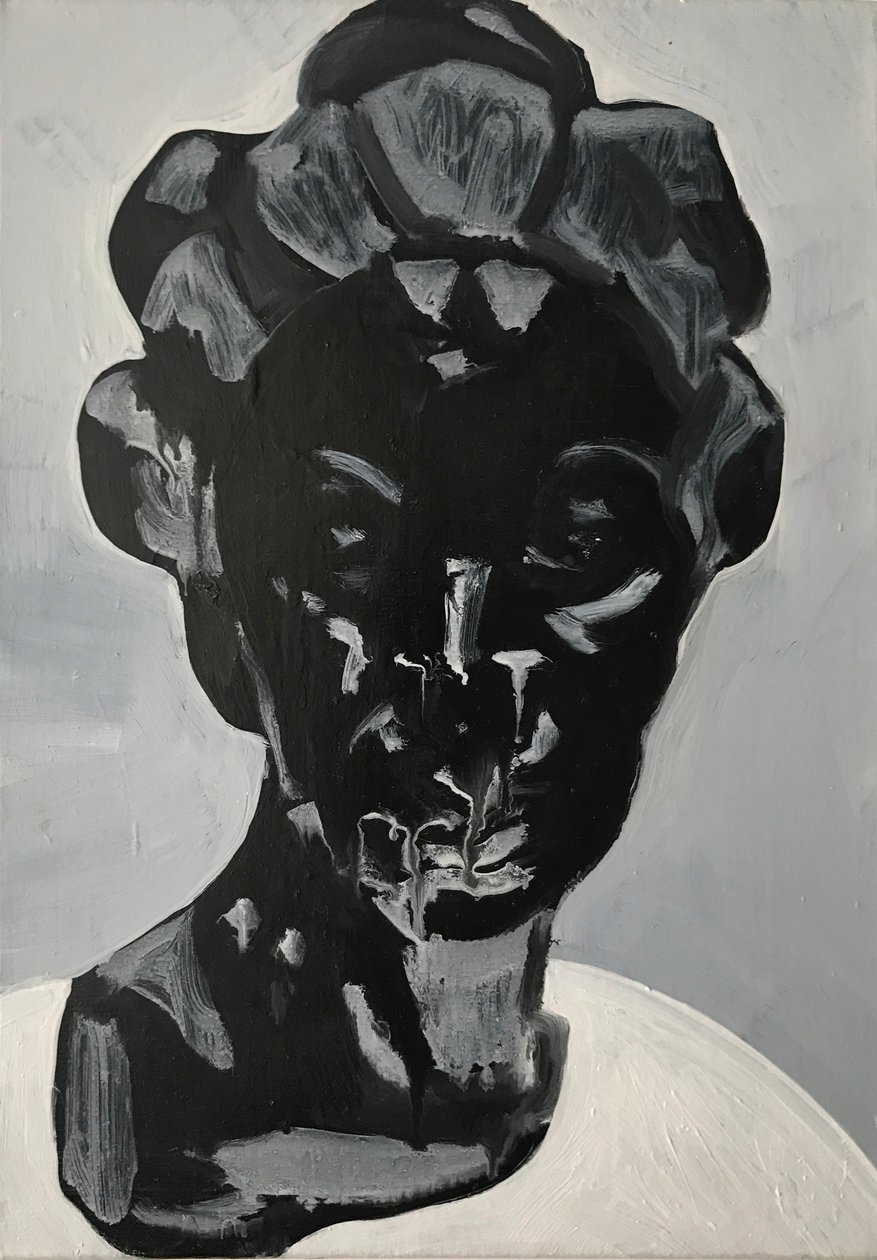 Jessie, 2017 (huile sur lin) - Cathy Lomax
