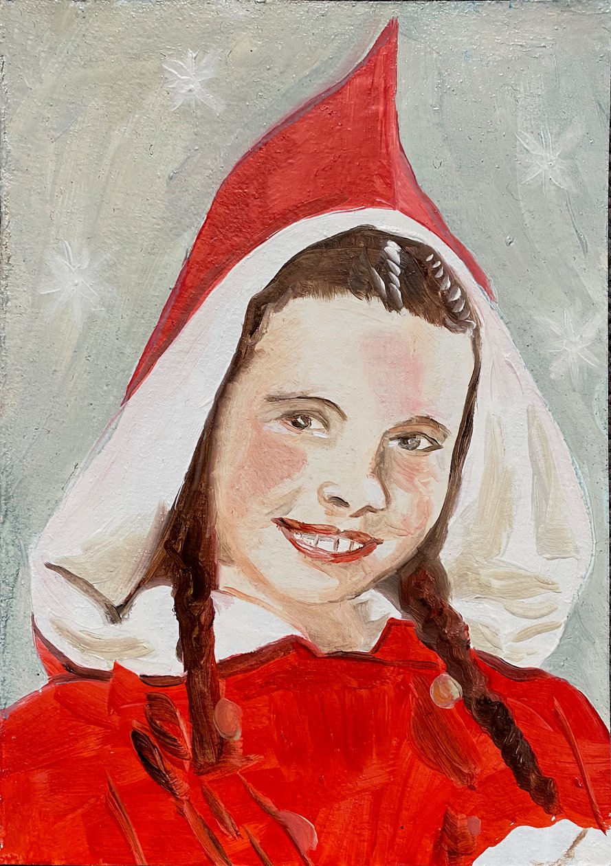 Margaret, 2023 (huile sur papier) - Cathy Lomax