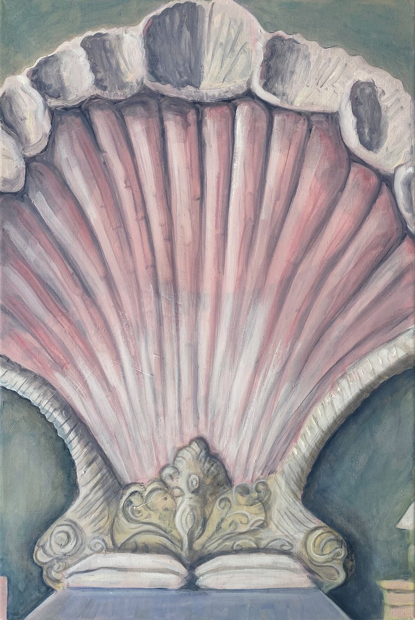Lit de Vénus, 2023 (huile sur lin) - Cathy Lomax