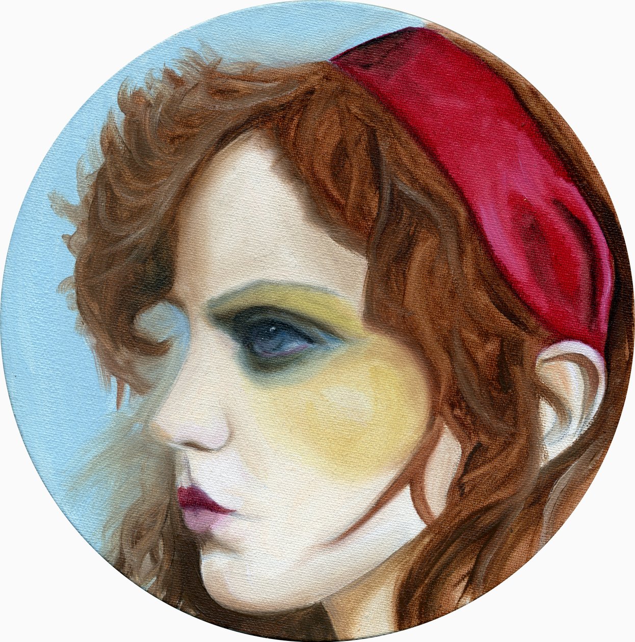 Vogue Rococo, 2008 (huile sur toile) - Cathy Lomax