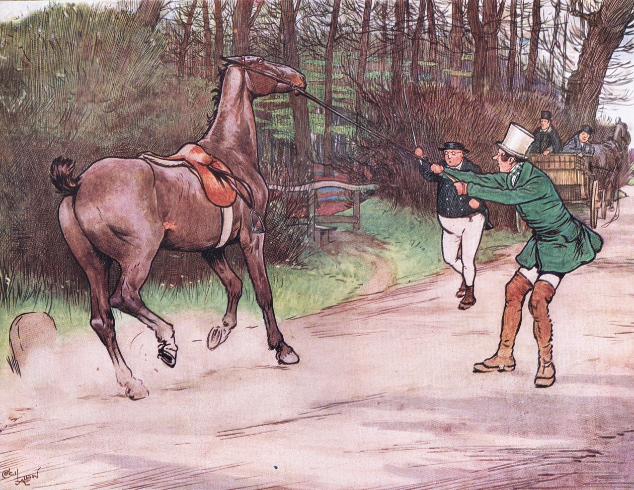 M. Pickwick courut à son secours - Cecil Charles Windsor Aldin