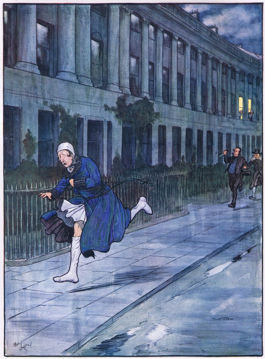 M. Winkle prit ses jambes à son cou et déchira autour du croissant - Cecil Charles Windsor Aldin
