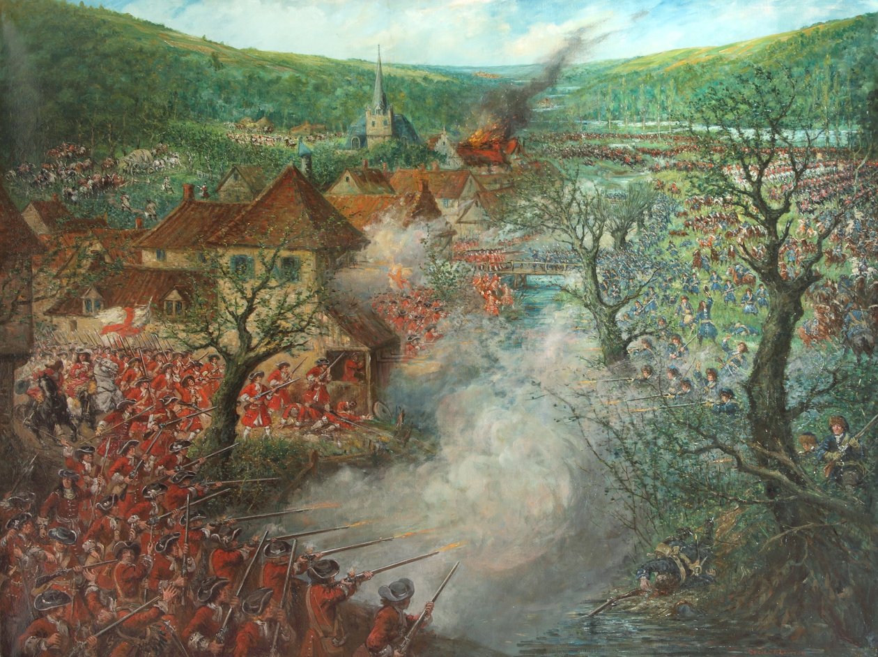 Scène de bataille à l