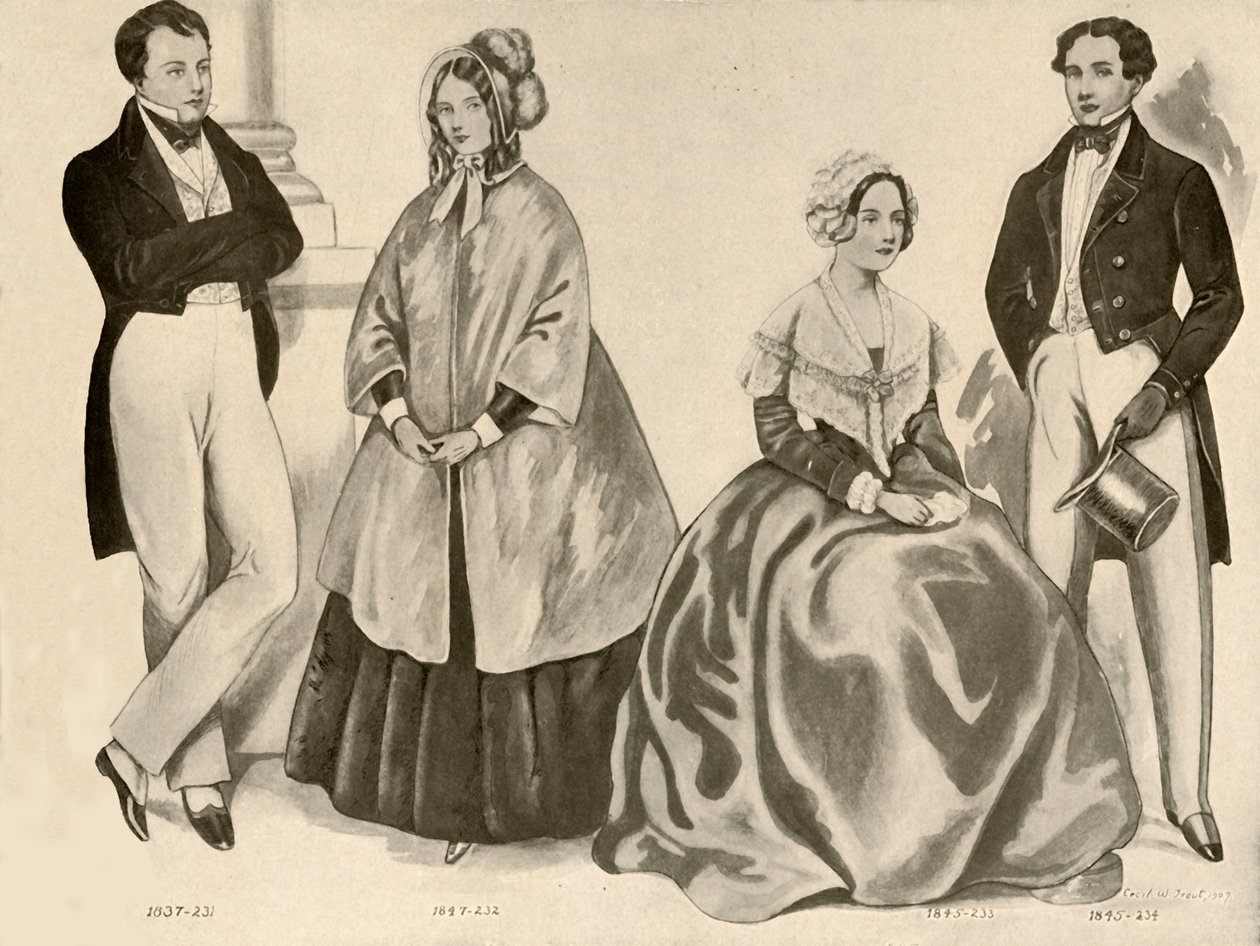 Vêtements de 1836-1847, 1907, 1937 - Cecil W. Trout