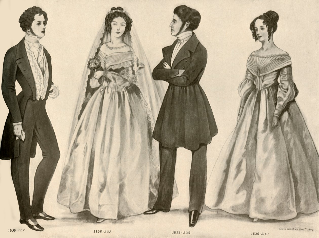 Vêtements de 1836-1847, 1907, 1937 - Cecil W. Trout