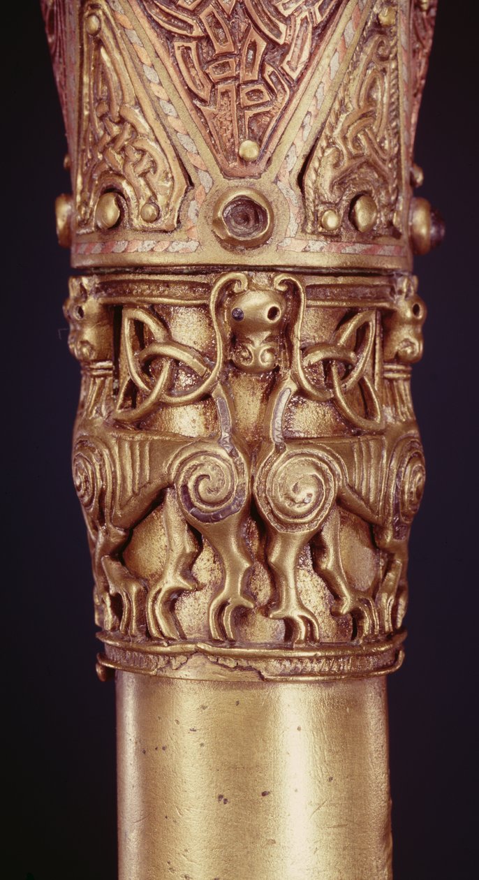 Le Bâton pastoral de Clonmacnoise (détail) - Celtic