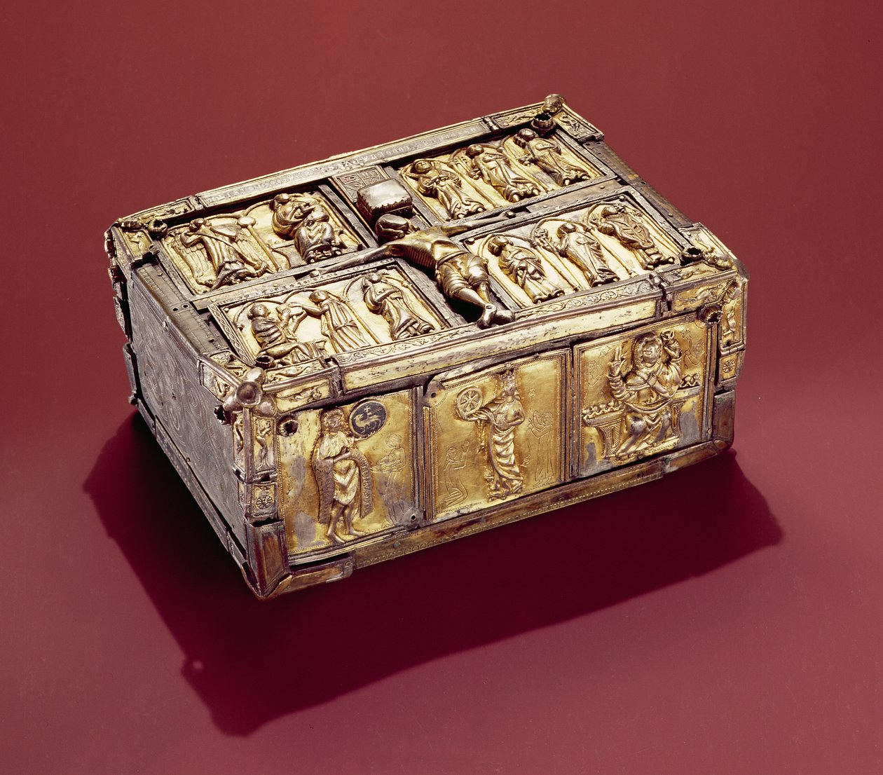 Le reliquaire du livre Domnach Airgid, Clones, Comté de Monaghan, 8ème siècle, remanié vers 1350 - Celtic