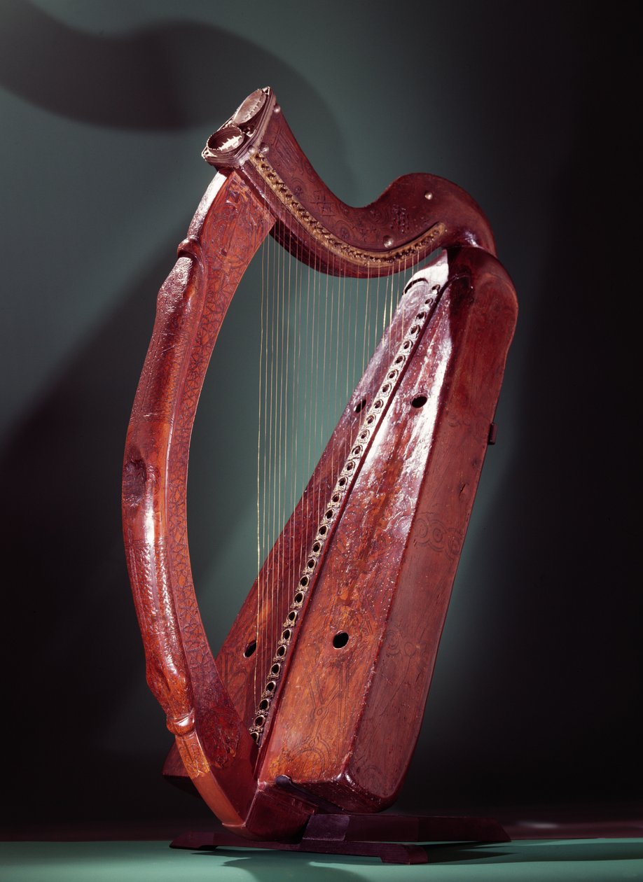 Harpe (bois avec laiton et argent) - Celtic