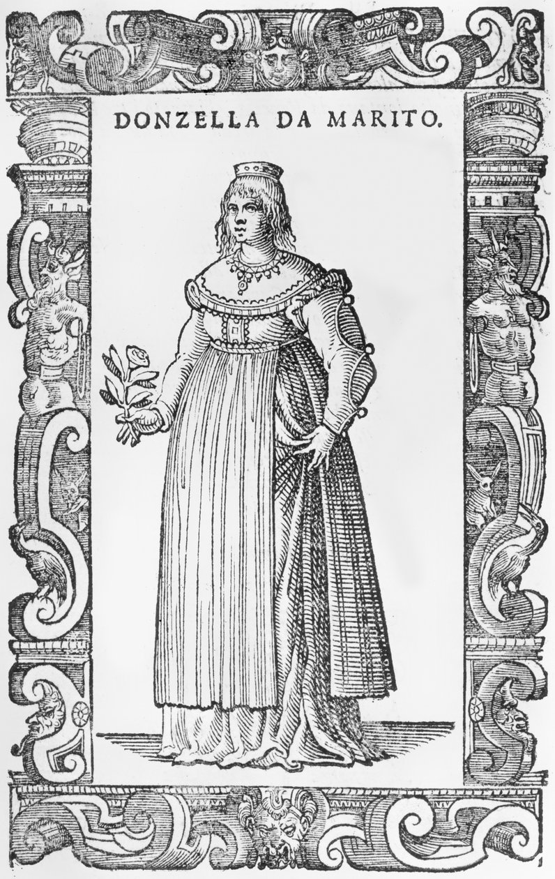 Donzella de Marito, 1590 - Cesare Vecellio