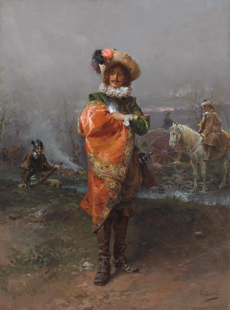 Un gentleman en manteau - Cesare Auguste Detti