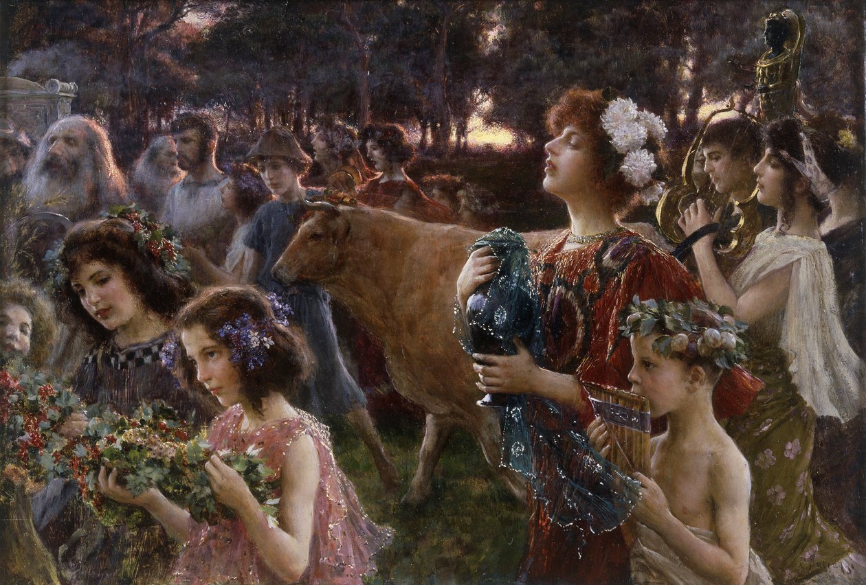 La Procession - Cesare Saccaggi